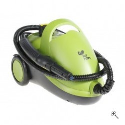 Пароочиститель для уборки дома Kitfort КТ-905 зеленый 2150 Вт, зеленый/черный