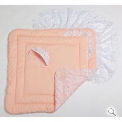 Одеяло- конверт для новорожденного 72.2 персиковый Сдобина