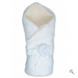 Одеяло - конверт Венеция меховой белый  1012-2М/0 Сонный Гномик, Россия