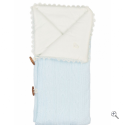 Конверт-одеяло на выписку Малышок 1710-1/1 голубой Сонный Гномик, Россия